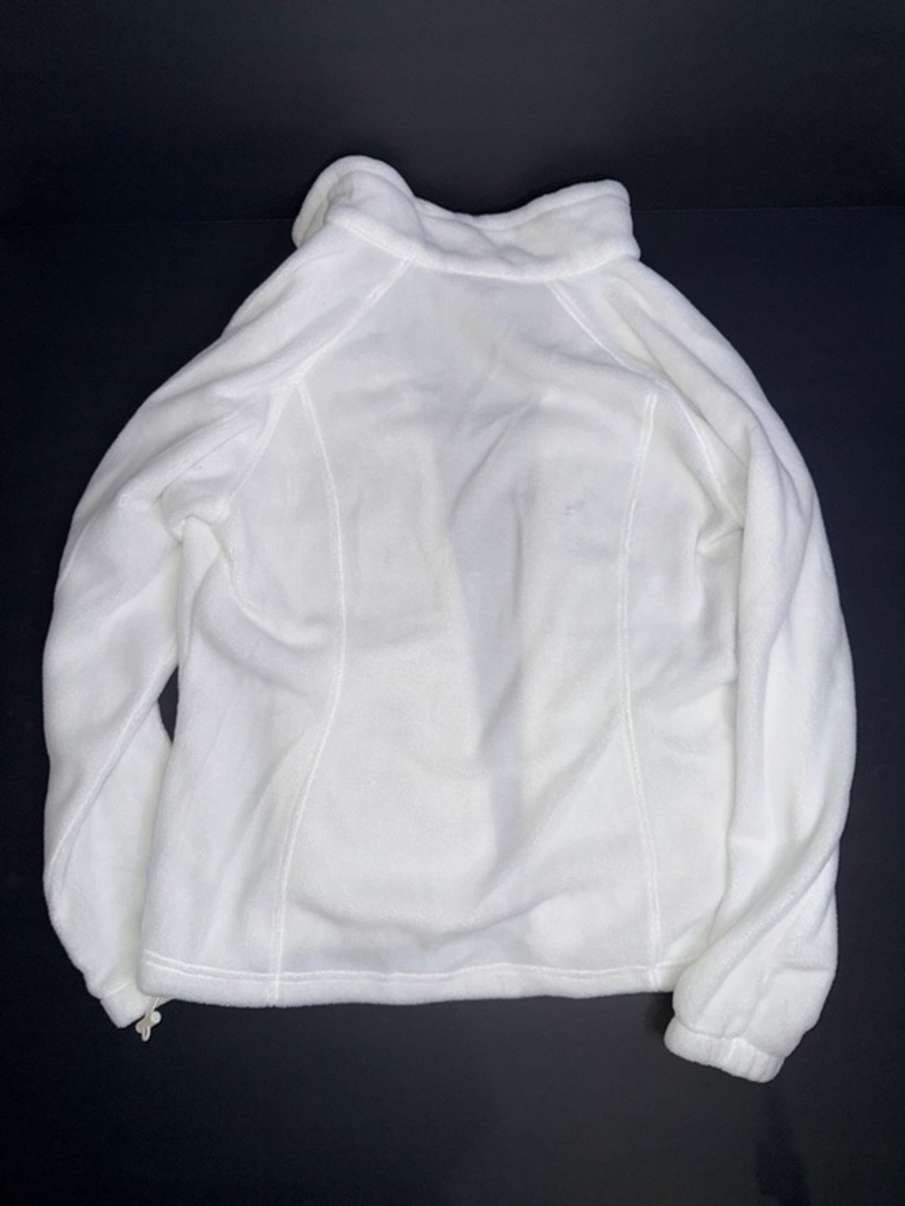 Columbia Womens Benton Springs Full Zip Fleece Jacket White Large Outdoor Soft - Picture 4 of 4